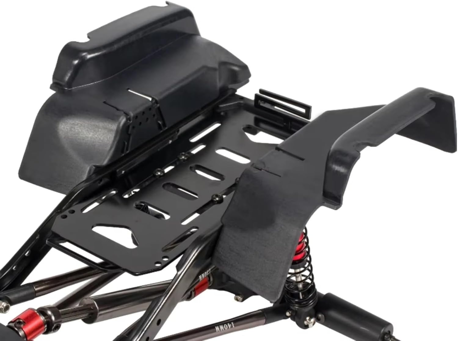 Compatible with SCX10 1/10 RC Car 313mm Wheelbase for Chassis with Prefixal 2 for Speed Transmission Flaps Fender Set RC Car Accessories