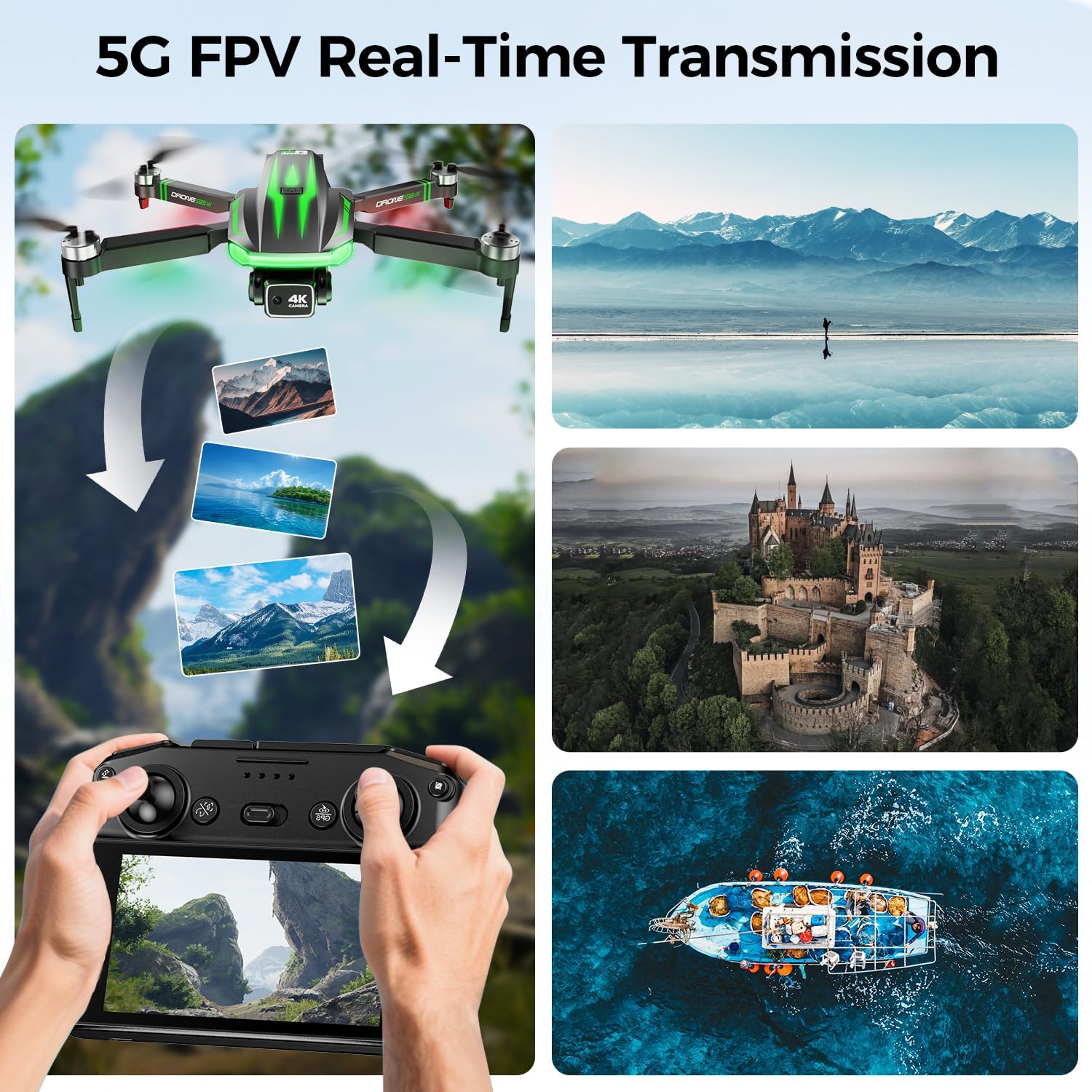 S8 GPS Drones with EIS 4K Camera for Adults kids, 5