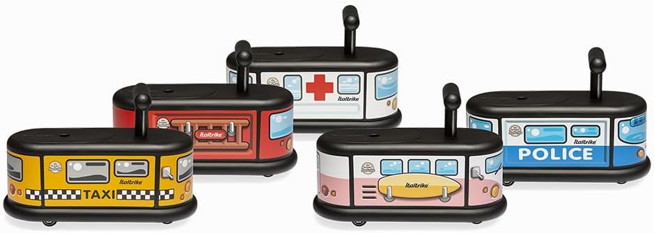 La Cosa Ride-on, Set of 4 Vehicles (Firetruck, Ambulance, Police, Taxi)