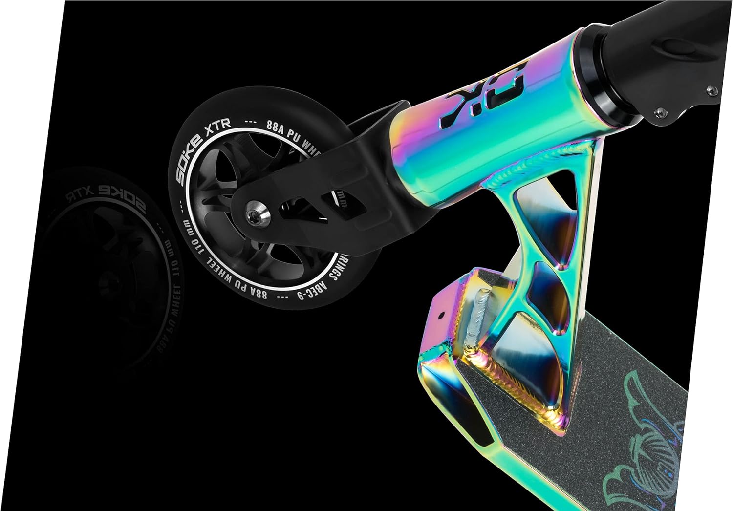 Stunt Scooter SOKE XTR Street Kickscooter mit ABEC 9 Kugellager Tretroller Roller Erwachsene und Kinder SOKE