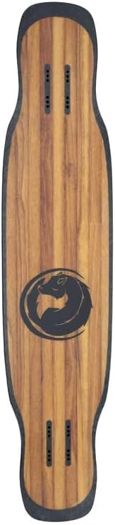Miniclipse - Longboard Skateboard, Waterproof, Durable, Lightweight, by Moonshine Manufacturing (Firm Flex Deck ONLY)