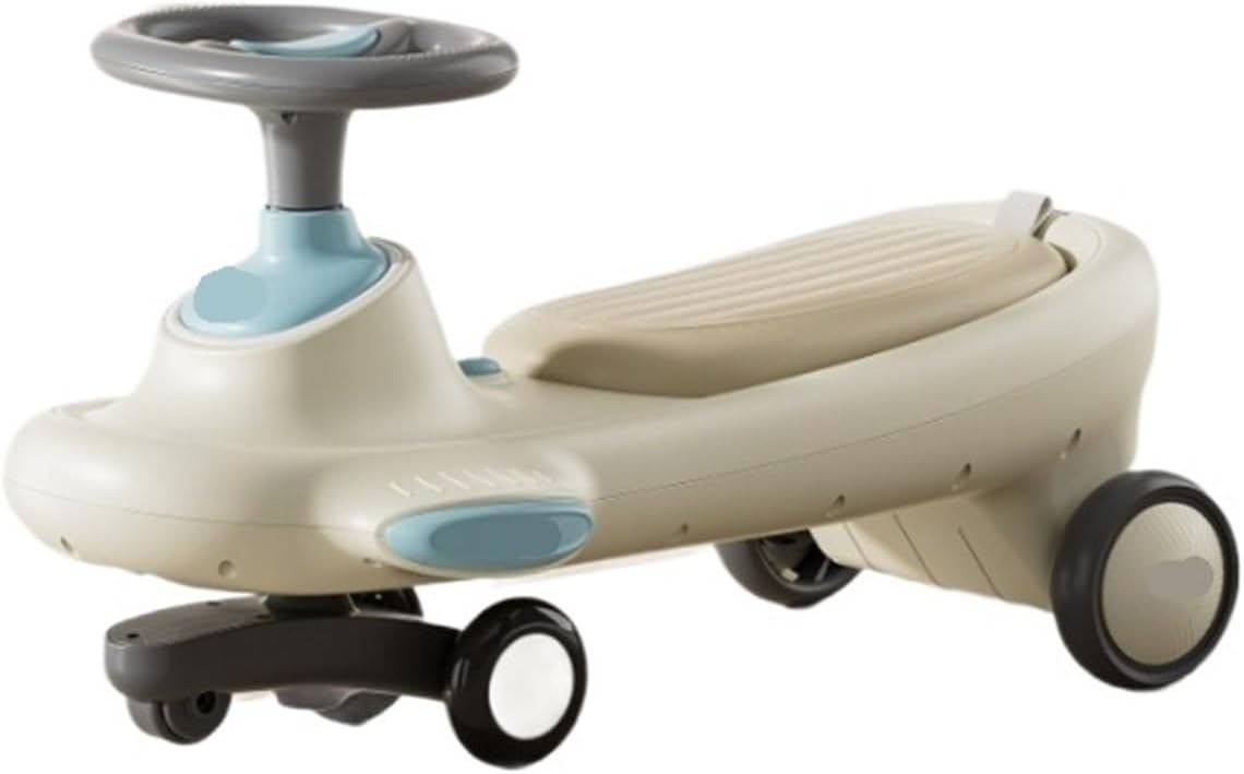 Wiggle Scooter Swing Car for Kids Ride On Toys Under Seat Storage Silent Wheels, for Boys Girls Indoor Outdoor Play(Blue)