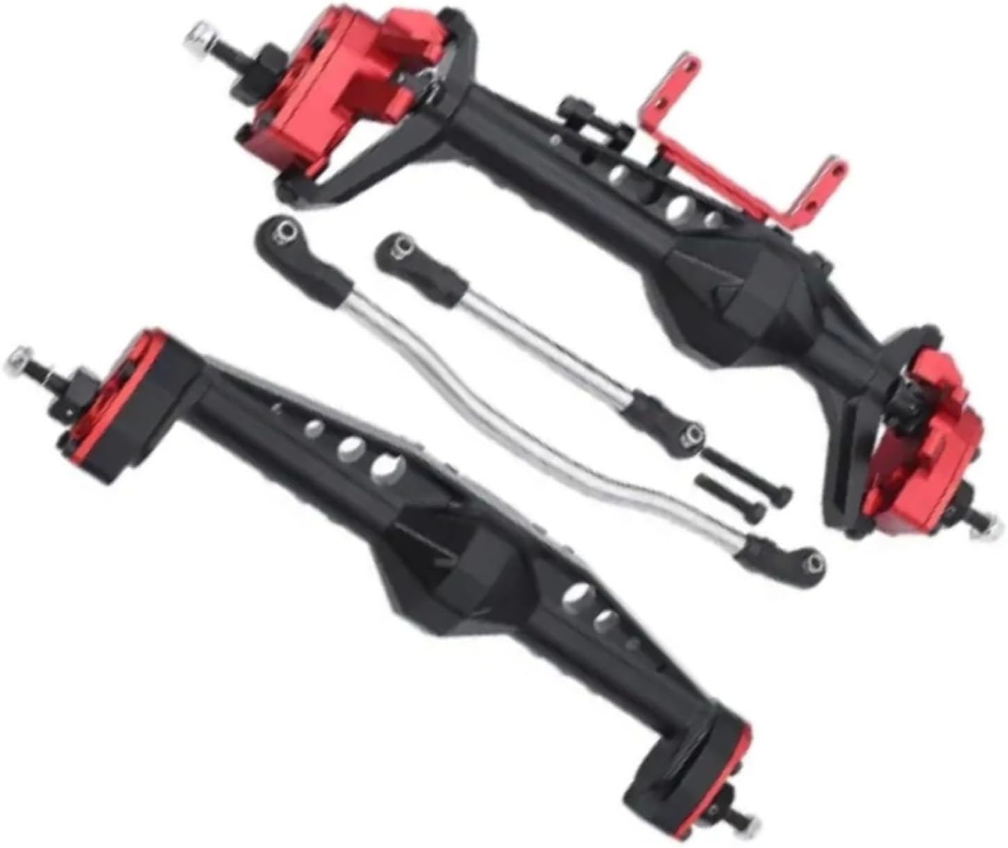 RC Vehicle Axles Compatible with Axial for Capra 1/10 RC Car Part RC Car Accessories Replacement Parts Aluminum Alloy Protector Front Rear Axle