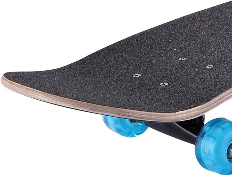 Skateboard 31 x 8 Inch Fun Printed Complete Skateboards 8 Layer Canadian Maple Wood Cruiser Skateboards for Beginners Kids Boys Girls Teens Adults