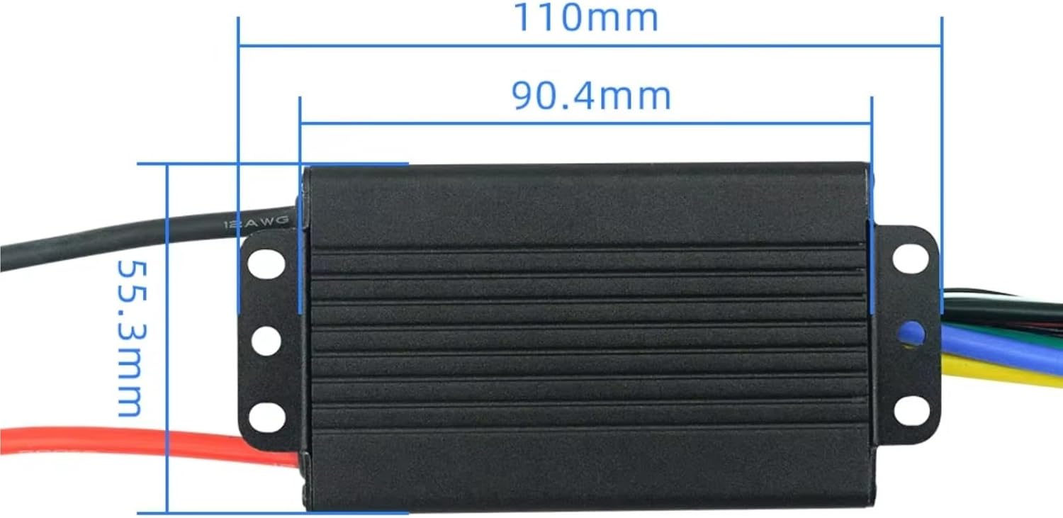 RC Speed​Controllers For FT85BS ESC With Aluminum Case NON VESC Electric Skateboard Scooter Ebike Speed Controller Electric Motorcycle Repair Upgrade(FT85BS)