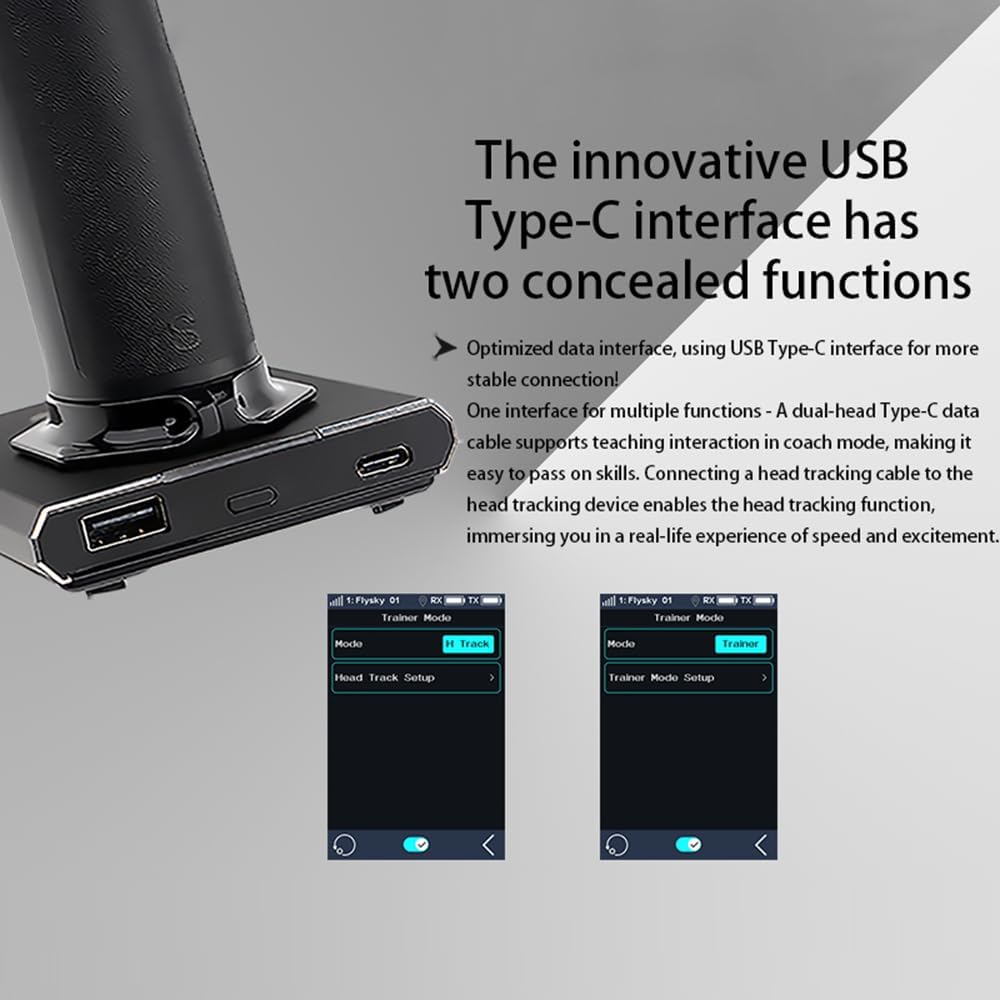 GoolRC Flysky Noble NB4 Pro+ Remote Controller, 2.4GHz 18CH AFHDS 3 Radio Transmitter with 3.5 Inch IPS Touching Screen and FGr4B+FGr8B Receiver for RC Car Boat