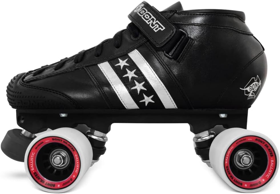 Bont Roller Skates - LowCut Quadstar Speed Skating - Roller Skates - Indoor and Outdoor - 100% Leather