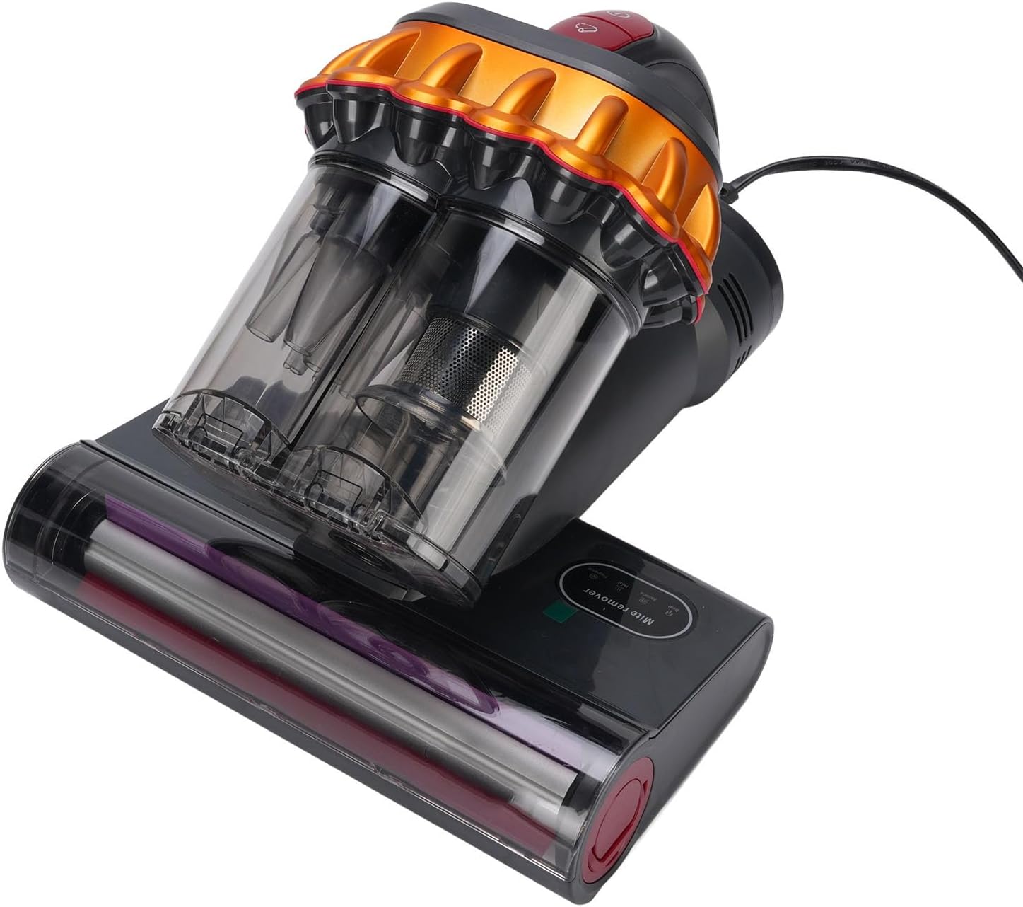 Mattress Vacuum Cleaner, 10Kpa Suction 400W Powerful 131℉ Hot Wind Drying Handheld Bed Vacuum with 21cm Widened Suction Mouth and 600ml Dustbin Portable Sofa Cleaner for Couch (US Plug 110V 50Hz)