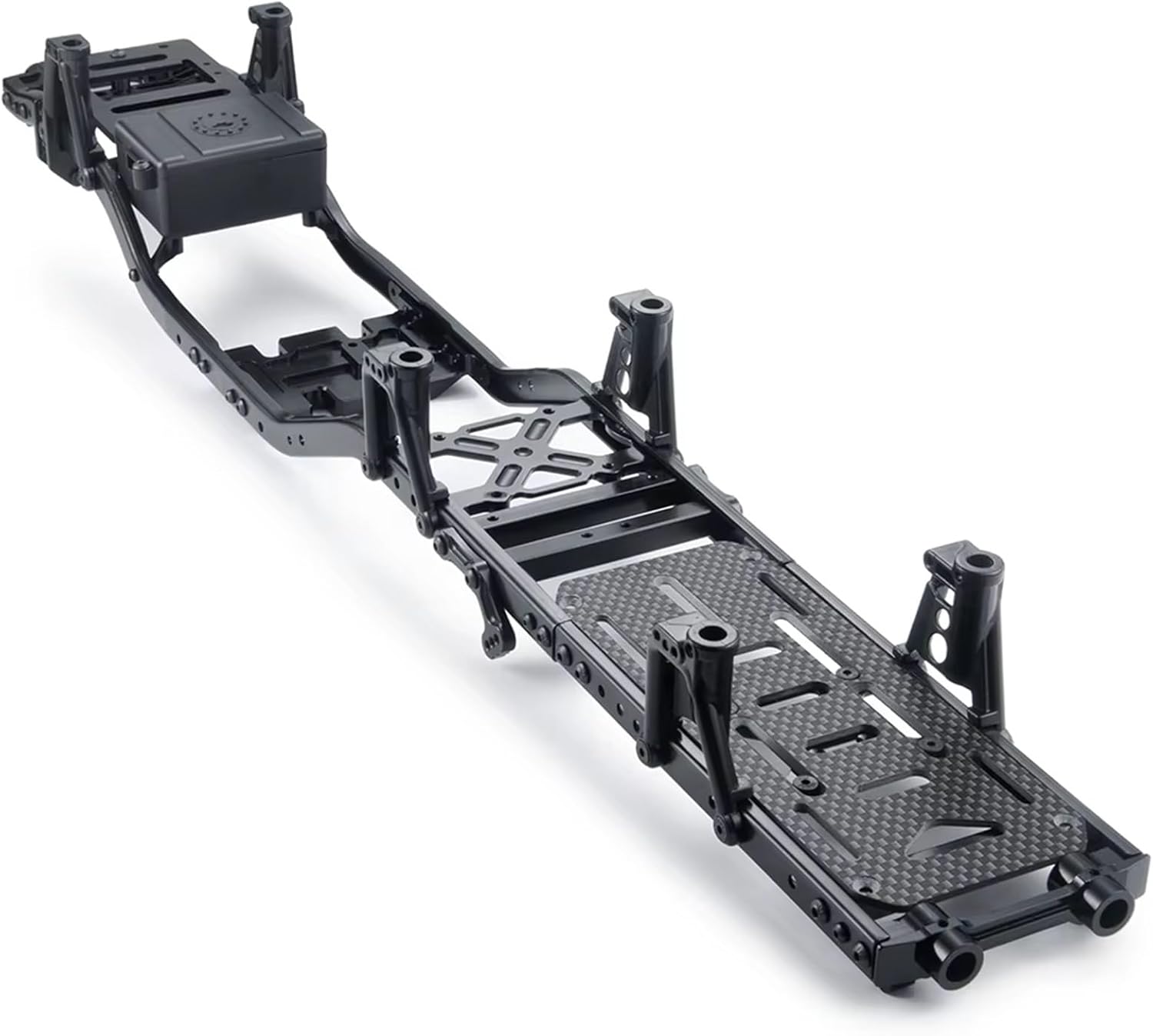 Compatible with Axial for SCX10 II 90046 90047 90027 90028 1/10 RC Crawler Car Upgrade Parts Metal for Chassis Frame Kit 6x6 RC Car Part Accessories