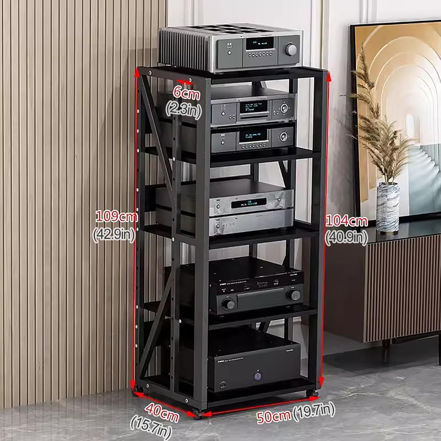 Mobile Home Entertainment Stand Stereo System