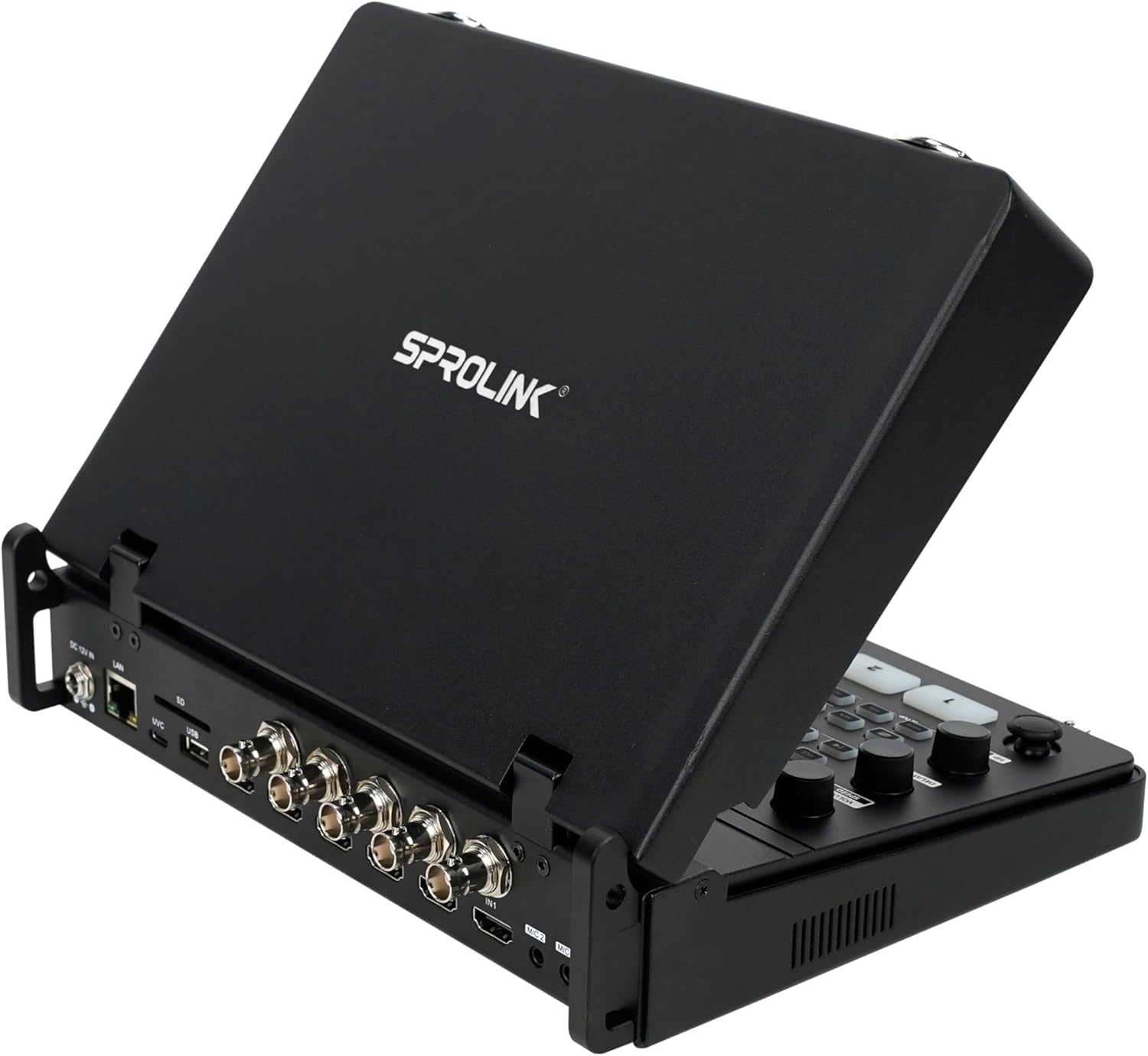 SPROLINK NeoLIVE N5S 5 Input Channels Video Streaming switcher Laptop Design with 10.1inch Screen, with Dual 4k inputs, Support MV and PGM outputs (Neolive N5S)