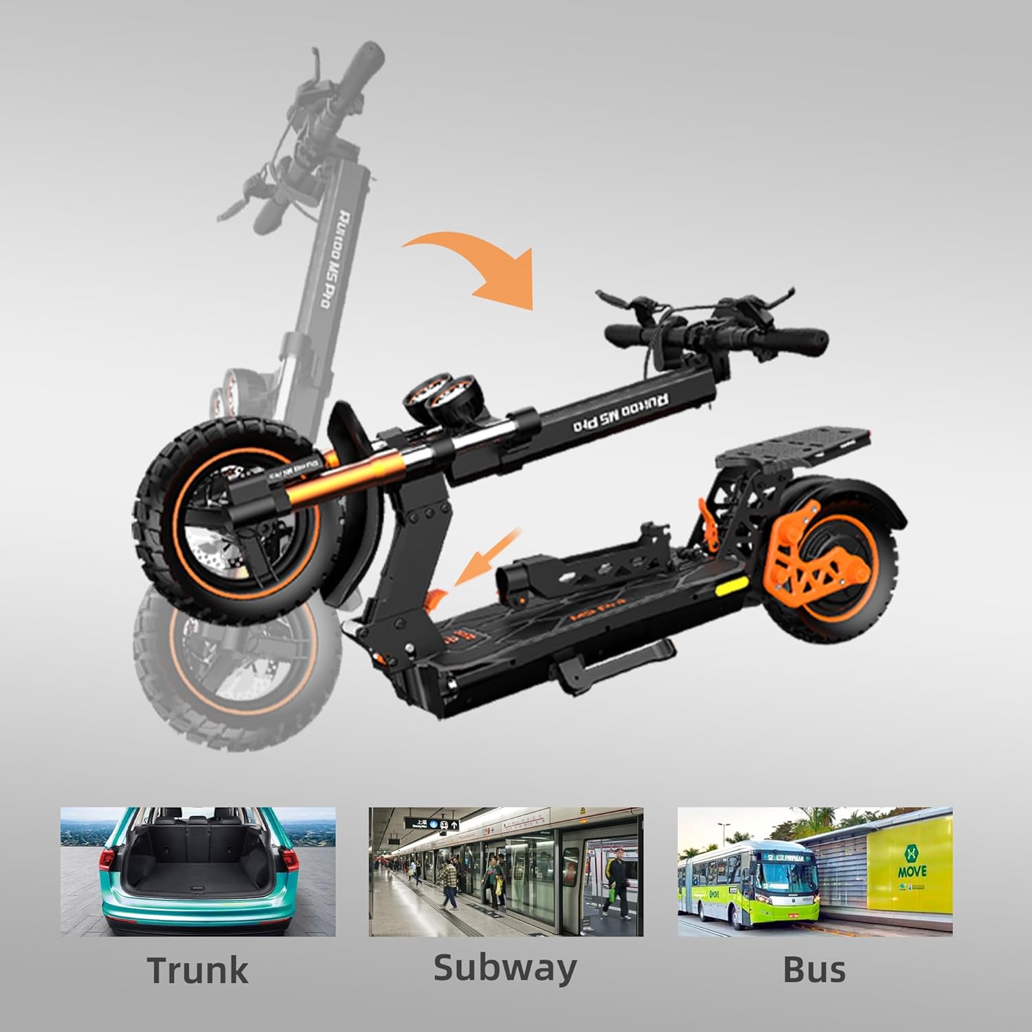 Ruitoo® Electric Scooter, 1000W/1600W/5600W Motor, Off Road Electric Scrooter Adults, 27/32/34/47Mph Top Speed, 28/35/44/50/53 Miles Max Range, Foldable E-Scooter Support Return