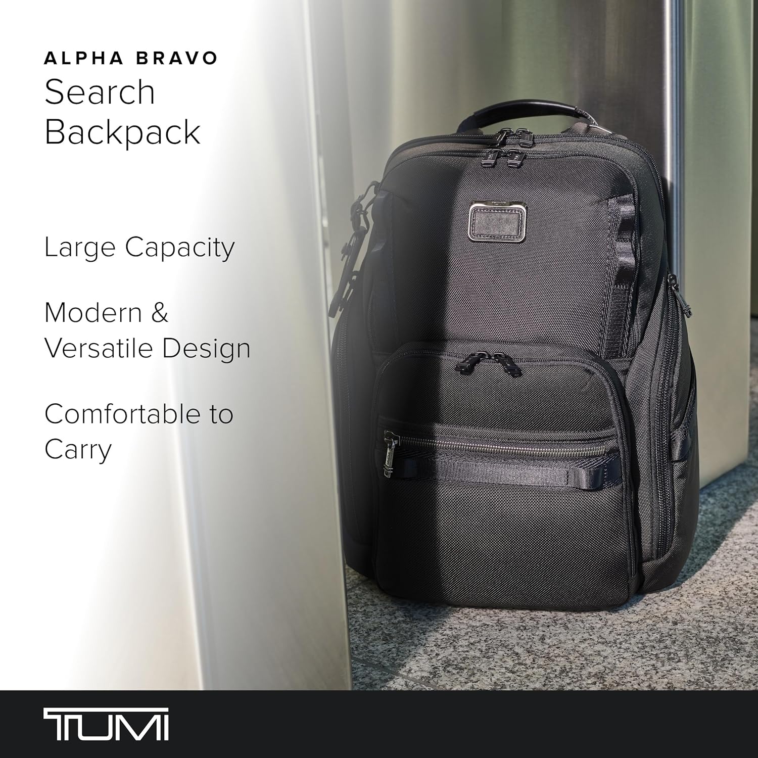 TUMI - Alpha Bravo Search Backpack - Laptop Backpack for Men & Women - Backpack for Work & Travel - 17.0