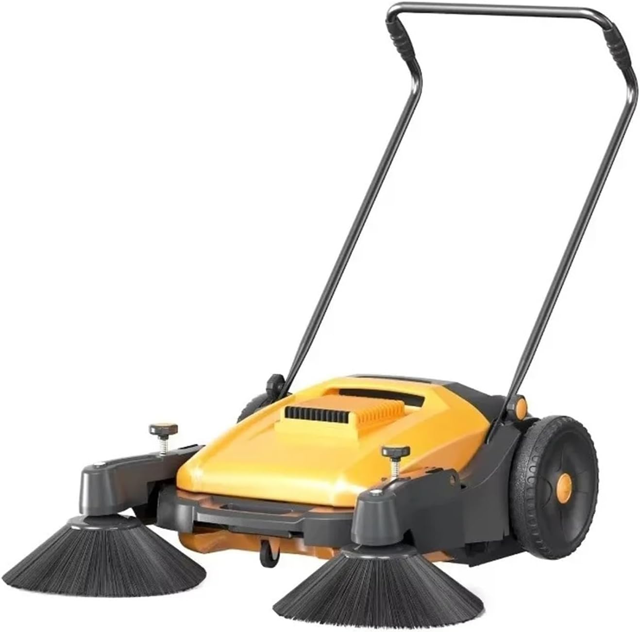 Push Sweeper Walk-Behind Street Sweeper Condition Floor Care Cleaning for Manual Use