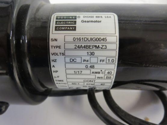 #US Electric CO Model 0161 24A-Z Series Parallel Shaft DC