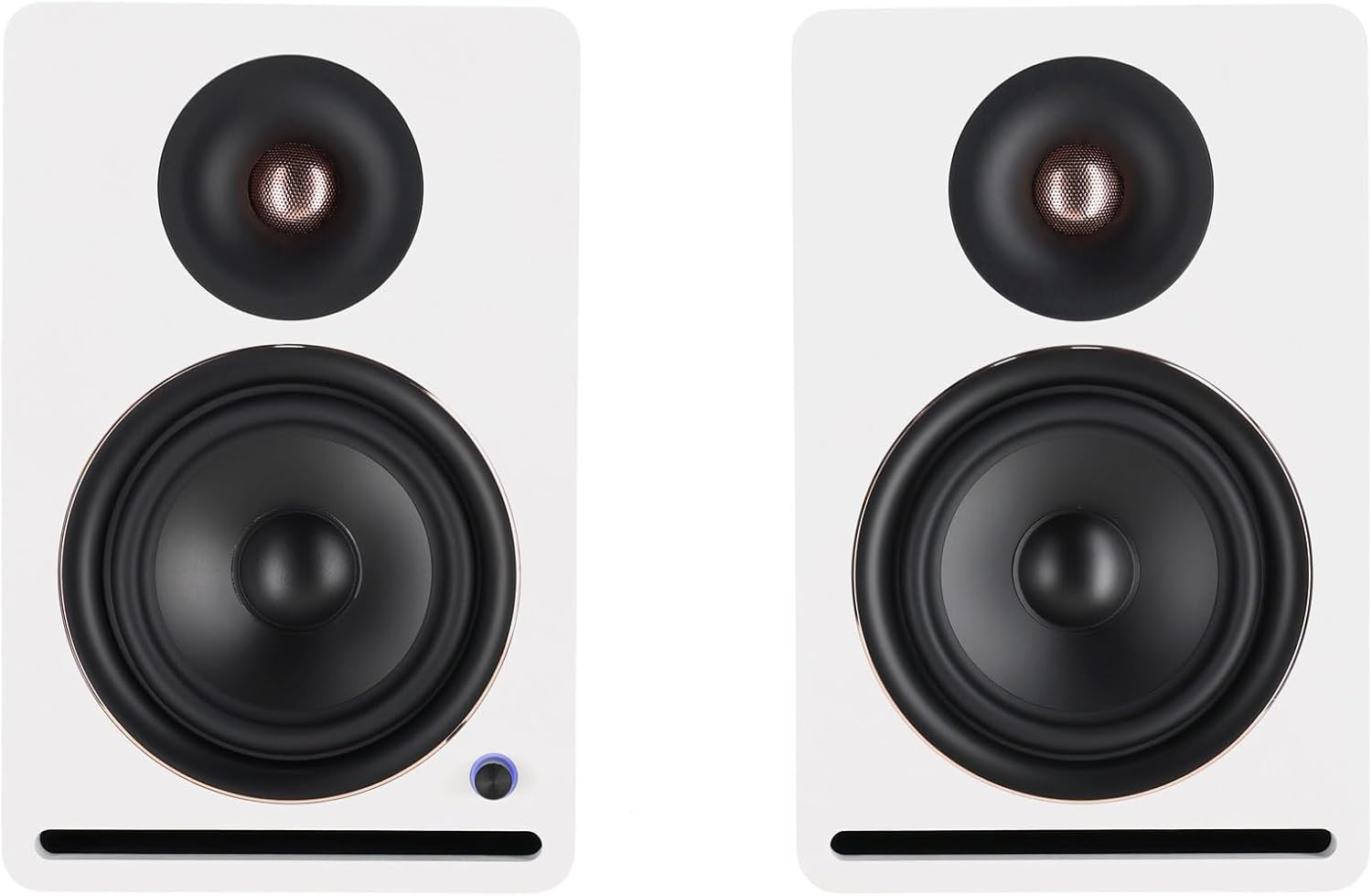 Rockville APM6W v2 Bundle: 6.5 in 400W Peak 100W RMS Active Powered Studio Monitor Speakers, DMS75 Desk Clamp Monitor Stands 15 Degree Tilt, USB, Bluetooth 5.3, 2 Items