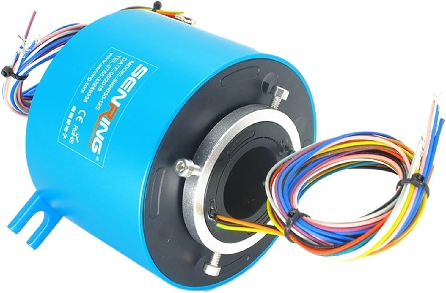 Electronic Conductive Slip Ring with Hole Size 30mm OD99mm for Transmitting 6/12/24 Wires 2A 5A 10A Power Current(6circuits 5A)