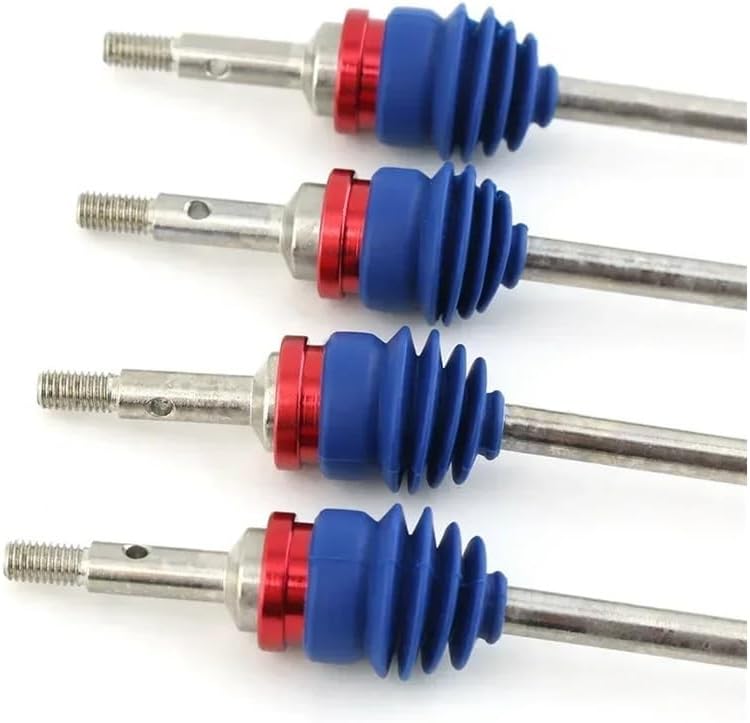 4Pcs Steel Drive Shaft CVD Dogbone Driveshafts 5451R Compatible with 1/10 T-Maxx E-Maxx Revo RC Car Upgrades Pa