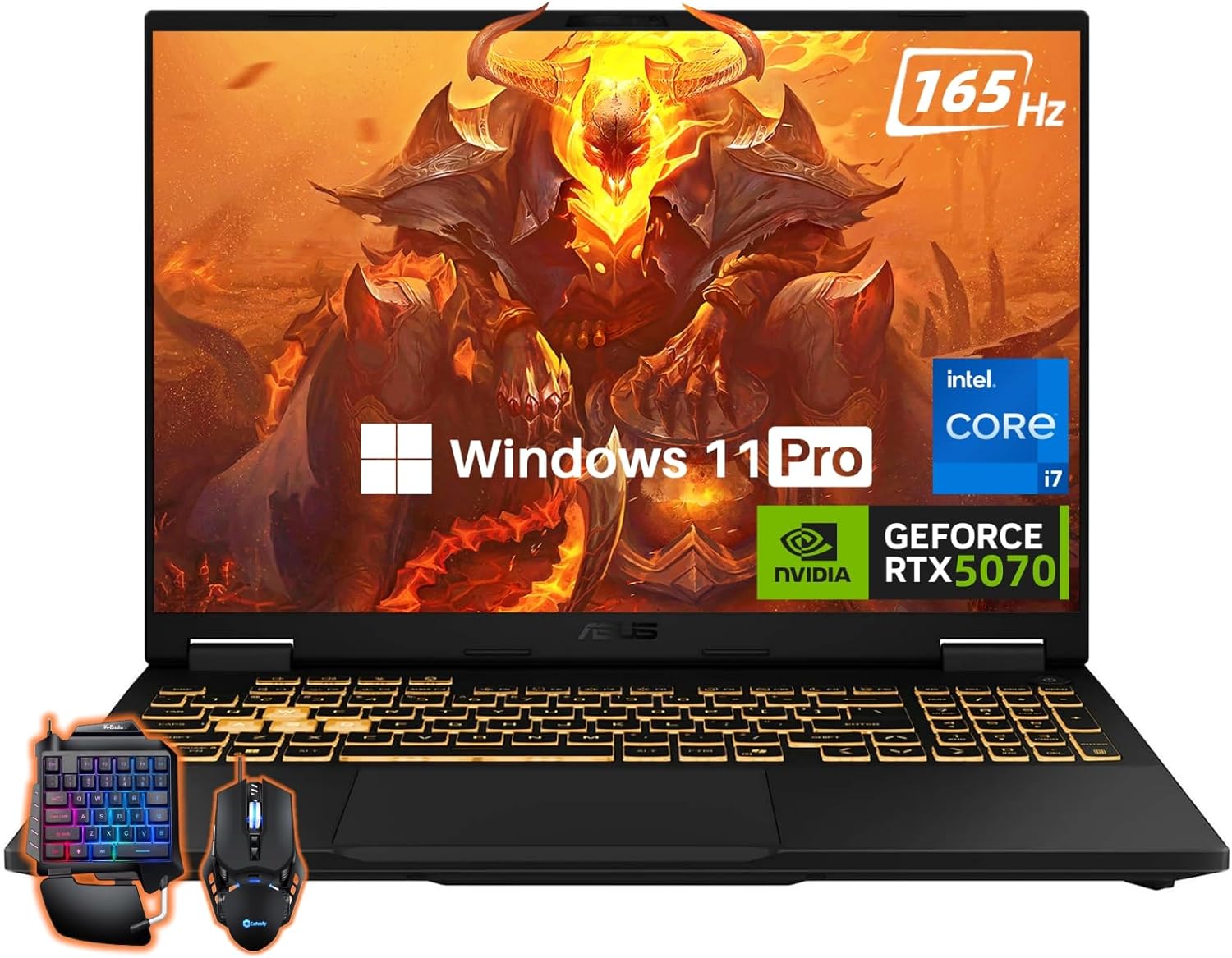 ASUS TUF Gaming F16 Laptop, NVIDIA RTX 5070 GDDR7, Intel 14th Core i7-14650HX, 16