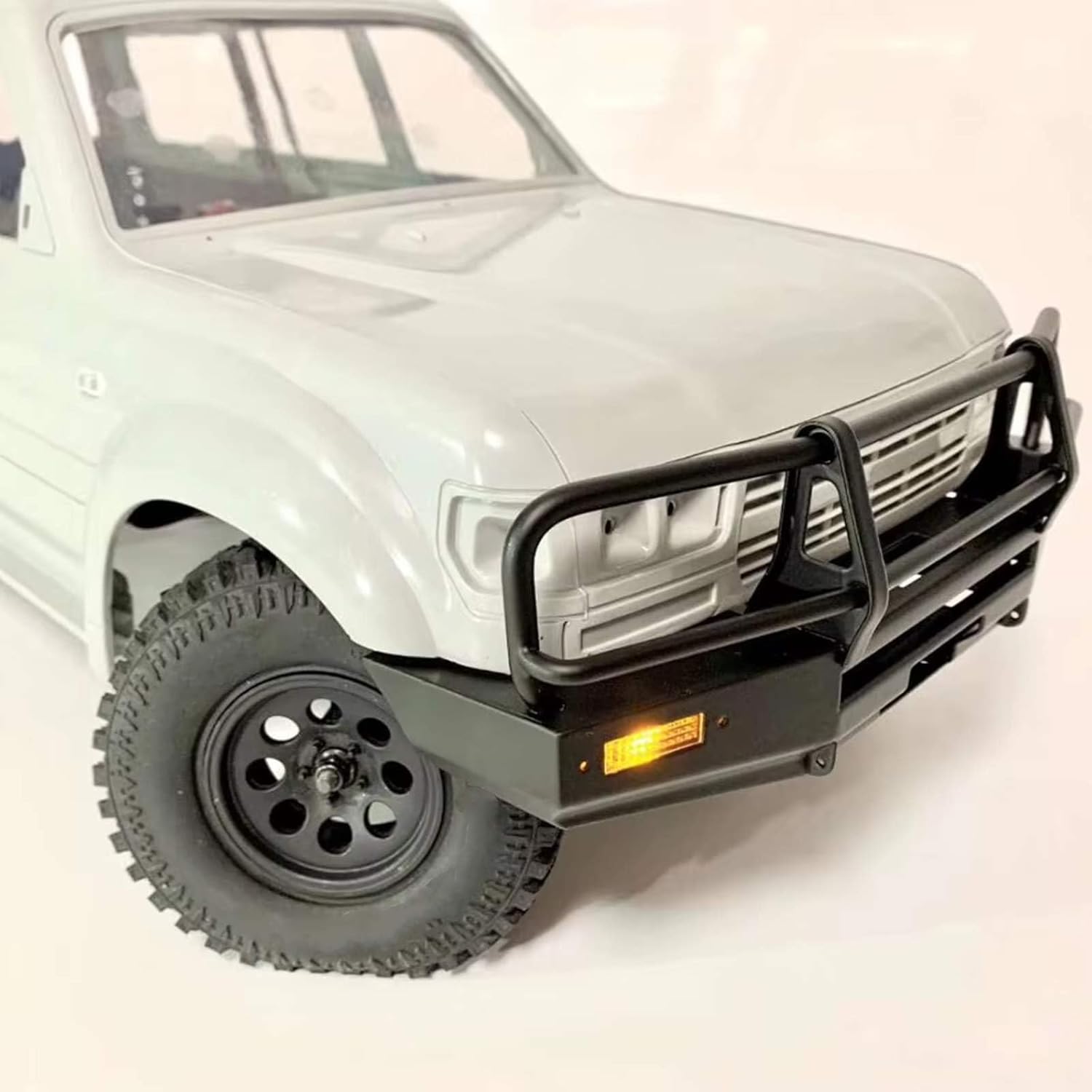 RC Accessories For LC80 ARB 1/10 RC Crawler Metal Front Bumper Off-Road For Pajero Body Upgrade Parts Repair Replacement Accessories