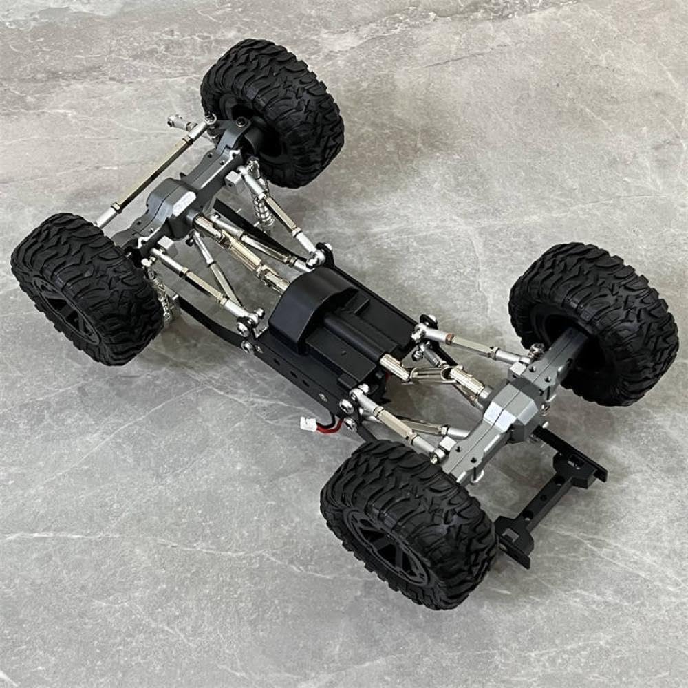 Metal Upgrade Replacement Parts Set Compatible with FY003-5A C14 C24 1/16 Scale Remote Control Cars(Silver)