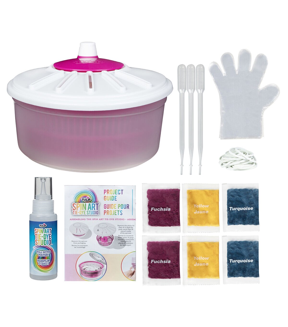 Tulip 33ct Spin Art Fabric Tie Dye Kit