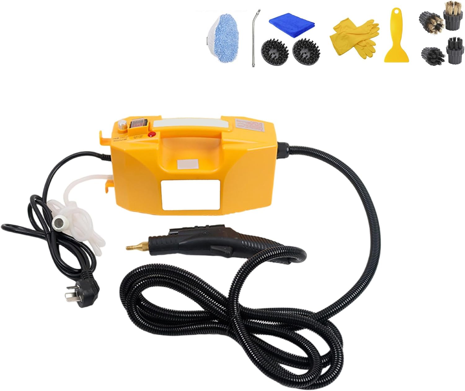 ZHDANB 2600W steam Cleaner Machine, steam Cleaner for Home, Adjustable steam, 20s Quick Heat-Up, Acid and Alkali Resistant, steam Cleaner for Bathroom, for Kitchen,Car OptionA-110V