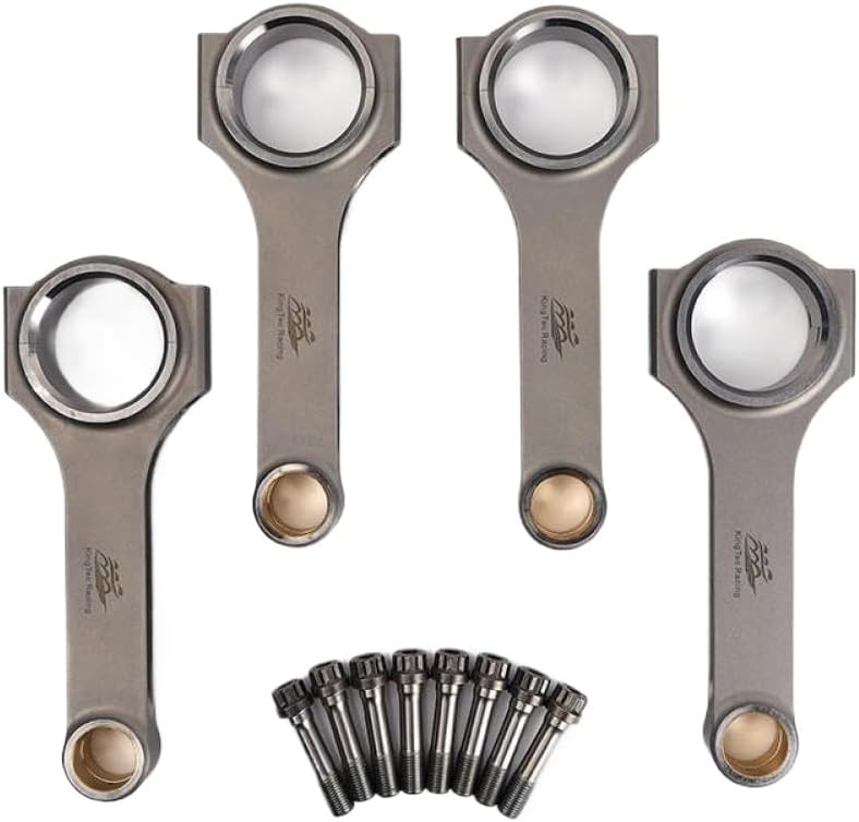 Connecting Rods 4340 Steel KTC Racing Strength with Bolts Compatible with 2023 FX SVHO WaveRunner Engine Kit