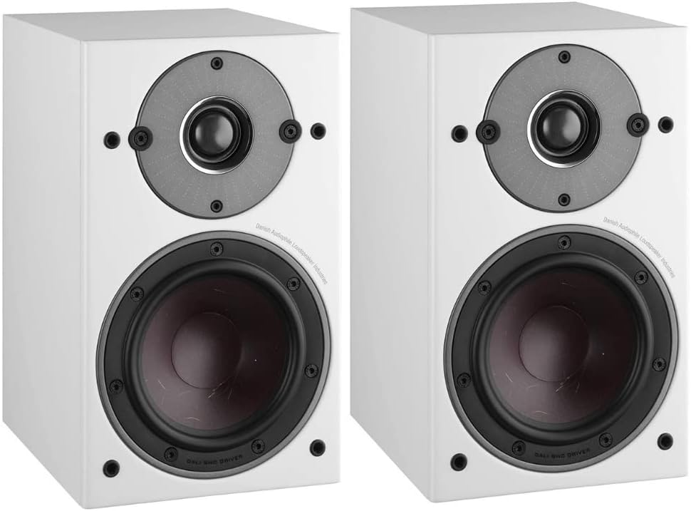 DALI Oberon 1 Bookshelf Speakers - White (Pair)