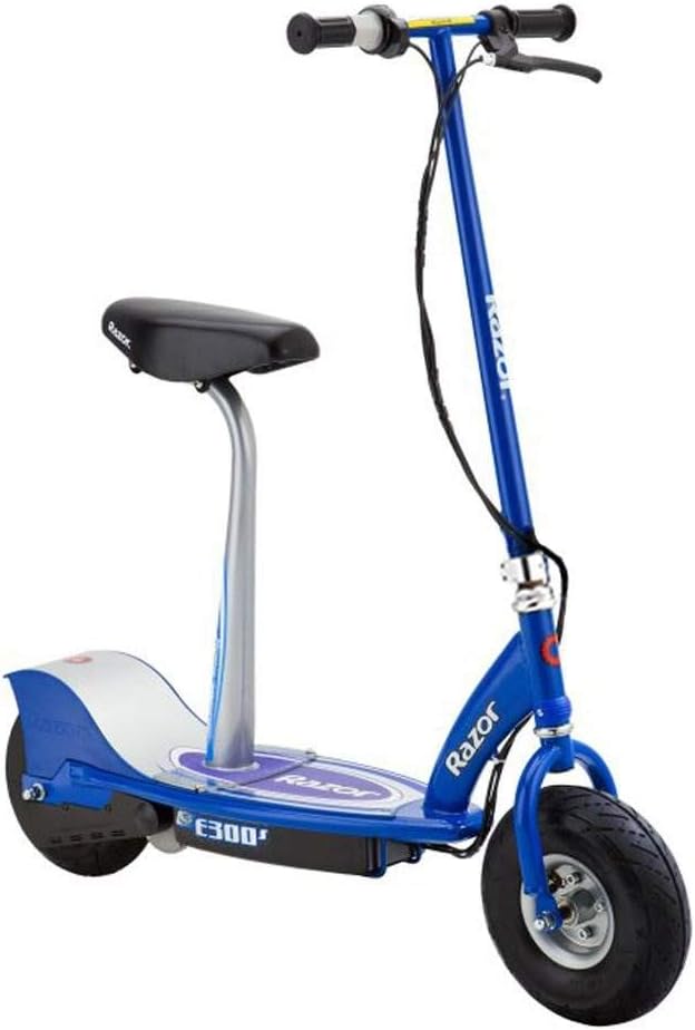 Razor E300S Seated Electric Scooter - Blue