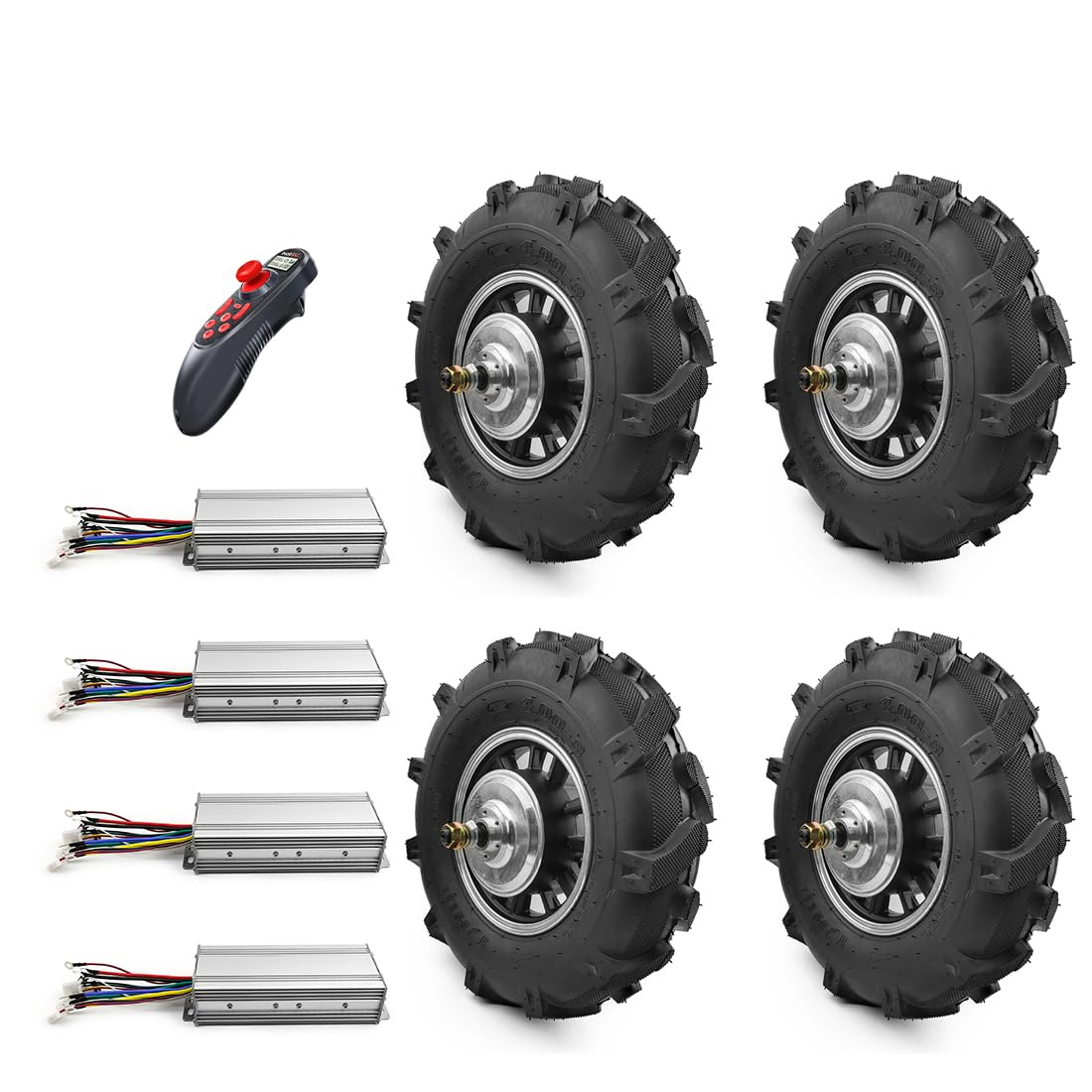 4WD Adult Desert Beach ATV Push Cart Scooter 2000W Brushless Hub Motor (36V Single-Hand Remote)