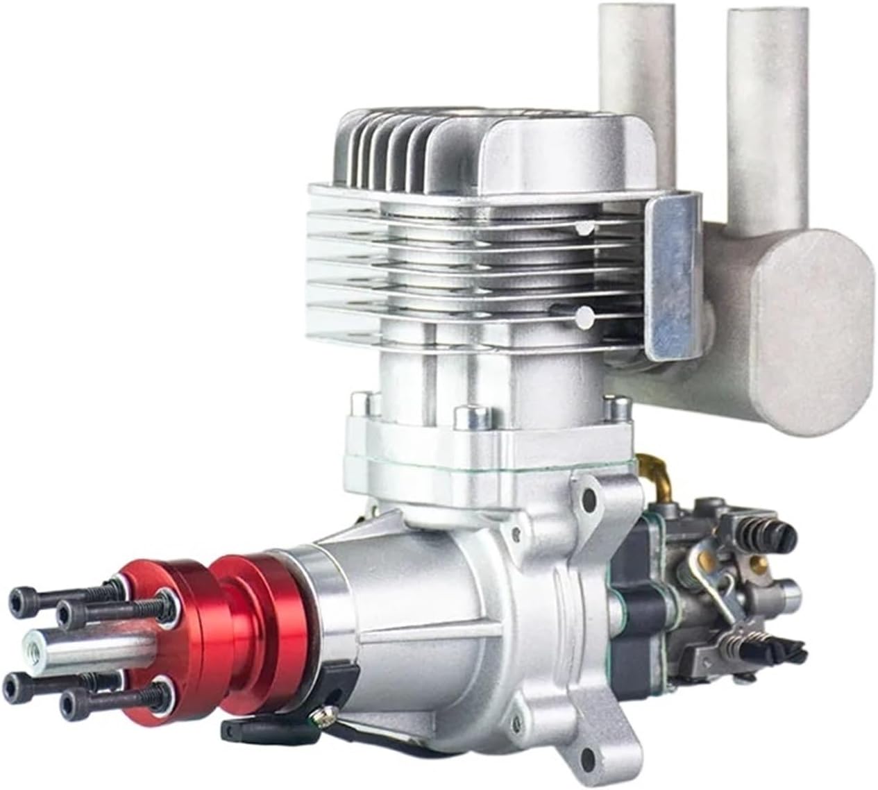 V2 VVRC RCGF 35cc Petrol/Gasoline Engine With Rear Pipe .Compatible For RC Model Airplane