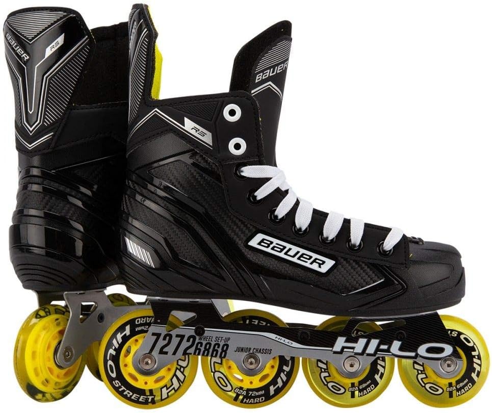 Bauer RS Inline RH Roller Hockey Skates Junior (Width = Regular, 2.0 = 35EU)
