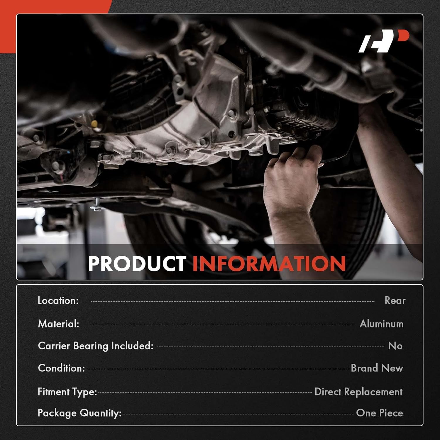A-Premium Rear Differential Assembly Compatible with Can-Am Maverick 1000, Maverick 1000R, Maverick Max 1000R, Maverick Trail 1000R, Maverick Trail 800R, Maverick X3 900 HO, Maverick X3 Max R