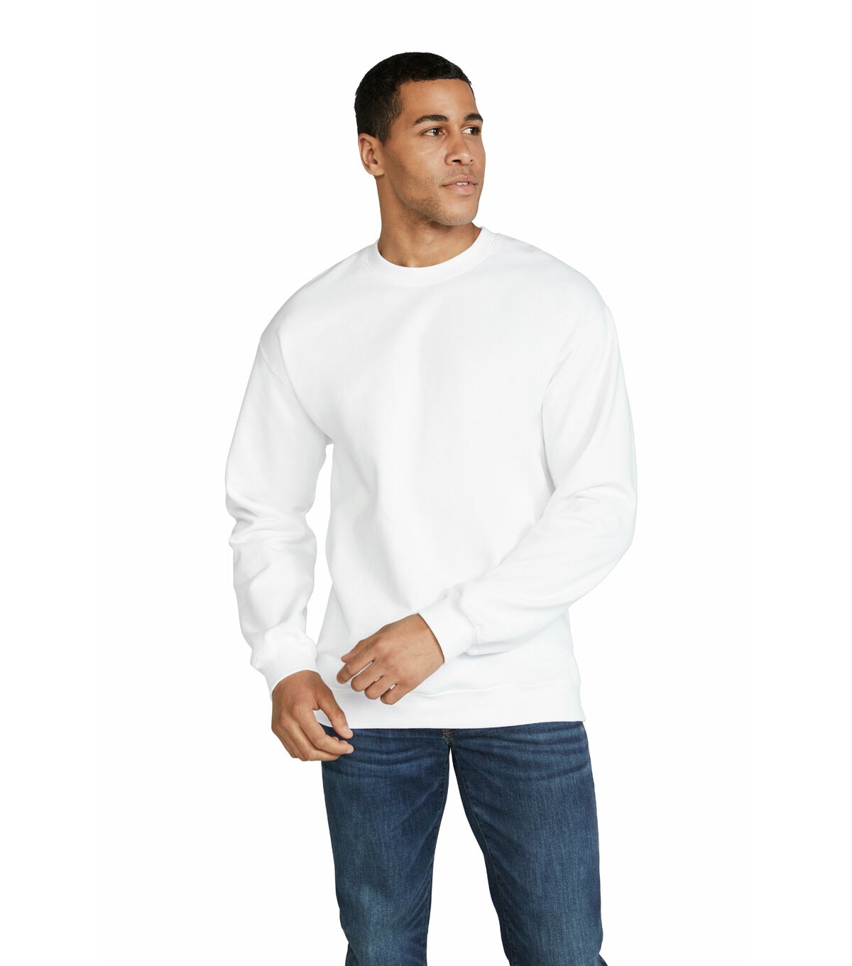 Gildan Cotton Softstyle Crewneck Sweatshirt