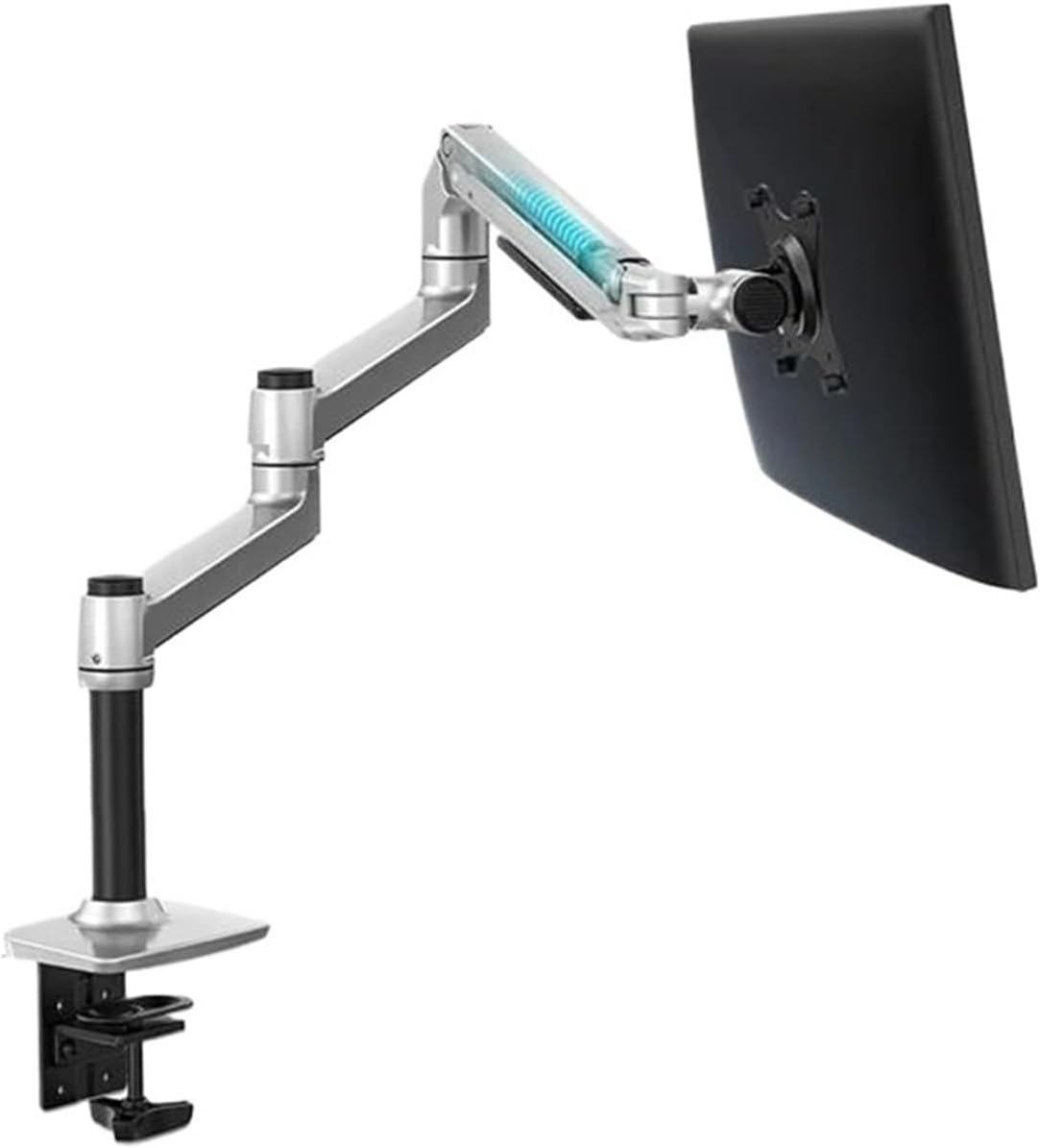 DL-8013 17-38 inch full-motion mechanical spring arm aluminum monitor stand LCD screen desktop monitor stand load-bearing 3-11 kg(450mm silver)