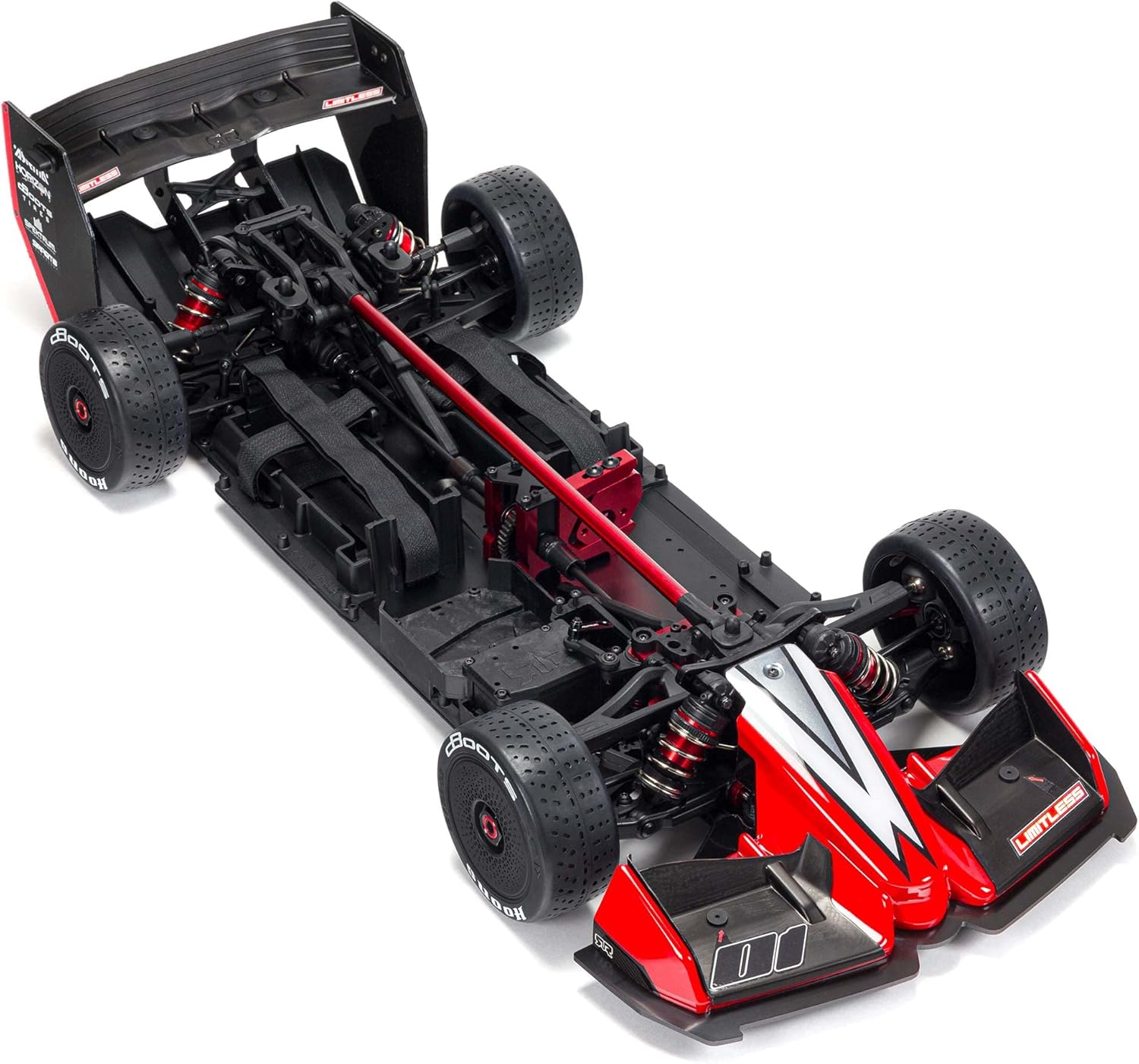 ARRMA RC Car 1/7 Limitless V2 Speed Bash Roller (Requires Additional Products to Run), Clear, ARA7116V2