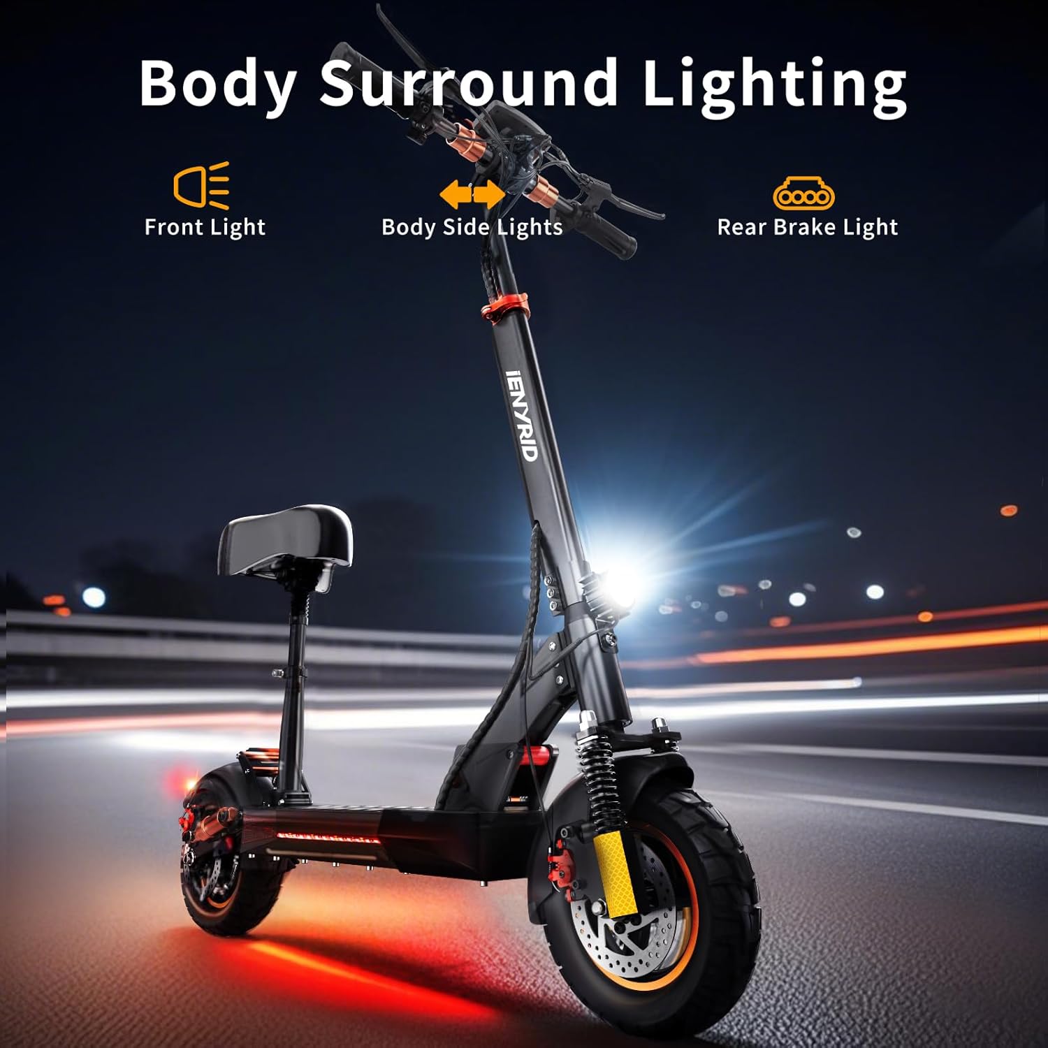 Electric Scooter for Adults,800W Motor Up to 20MPH & 30Miles Range Commuting Electric Scooter 10