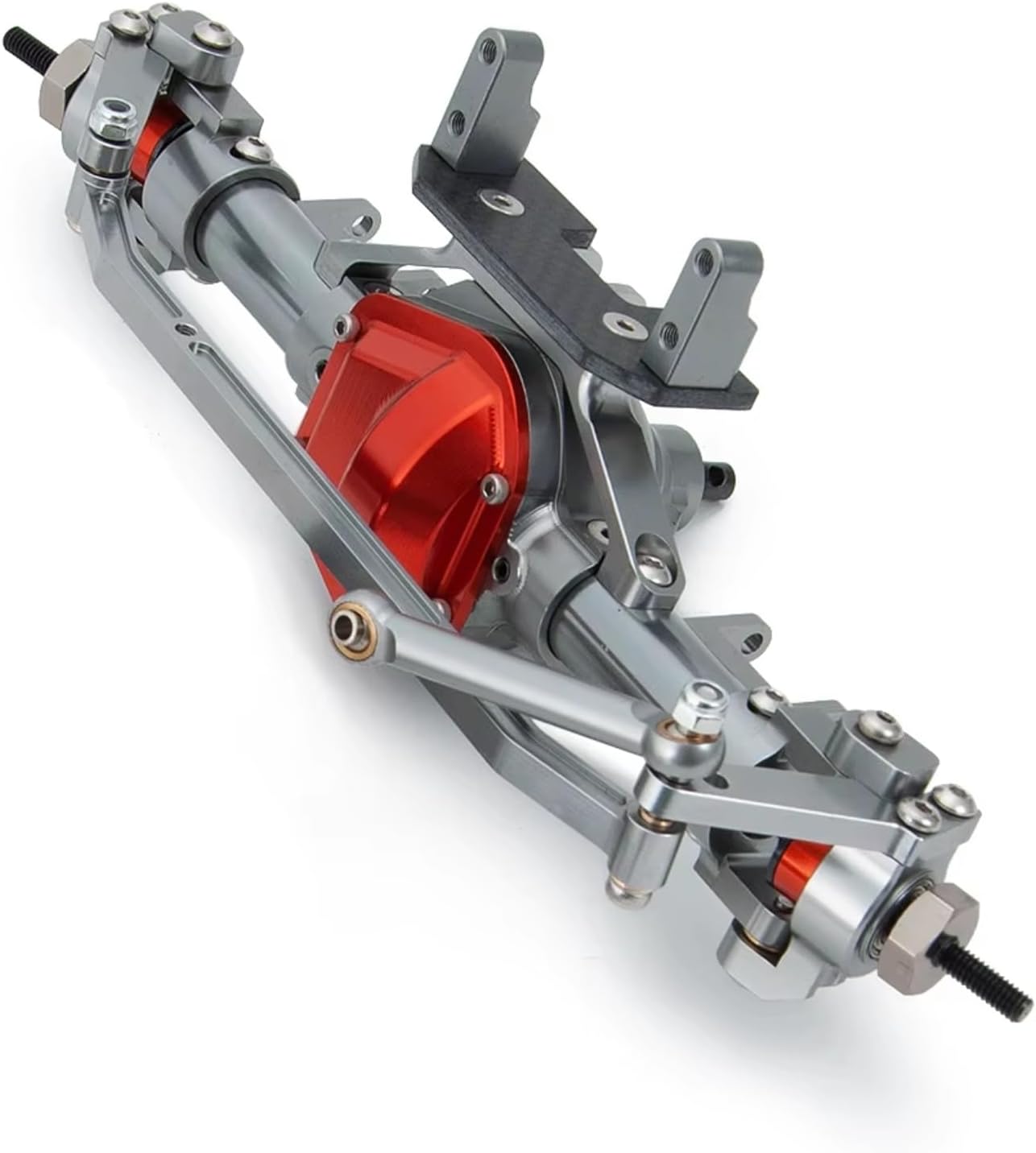 RC Spare Part Compatible with Axial for SCX10 for Wrangler 90047 1/10 RC Crawler Car Parts Accessories Metal Alloy Front Rear Straight Axle Set