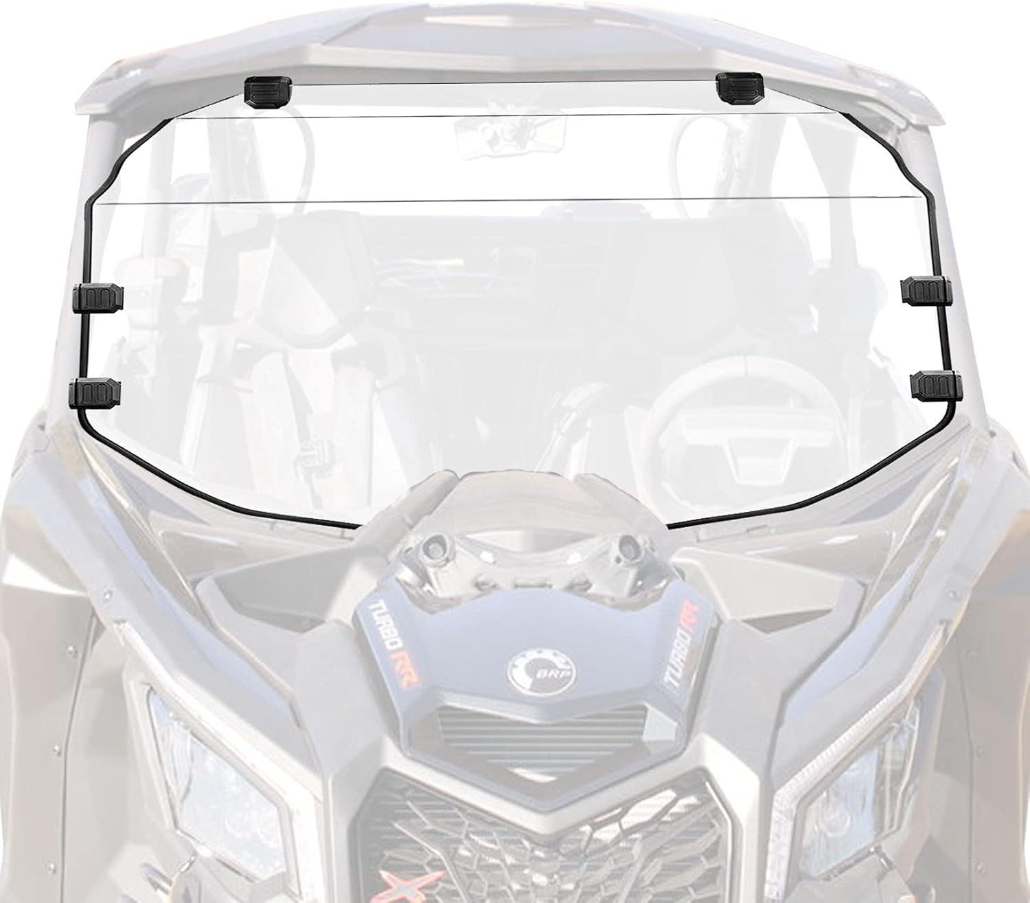 Full Windshield Scratch Resistant Compatible with 2017-2021 Can-Am Maverick X3 900 MAX X RS MR Turbo R