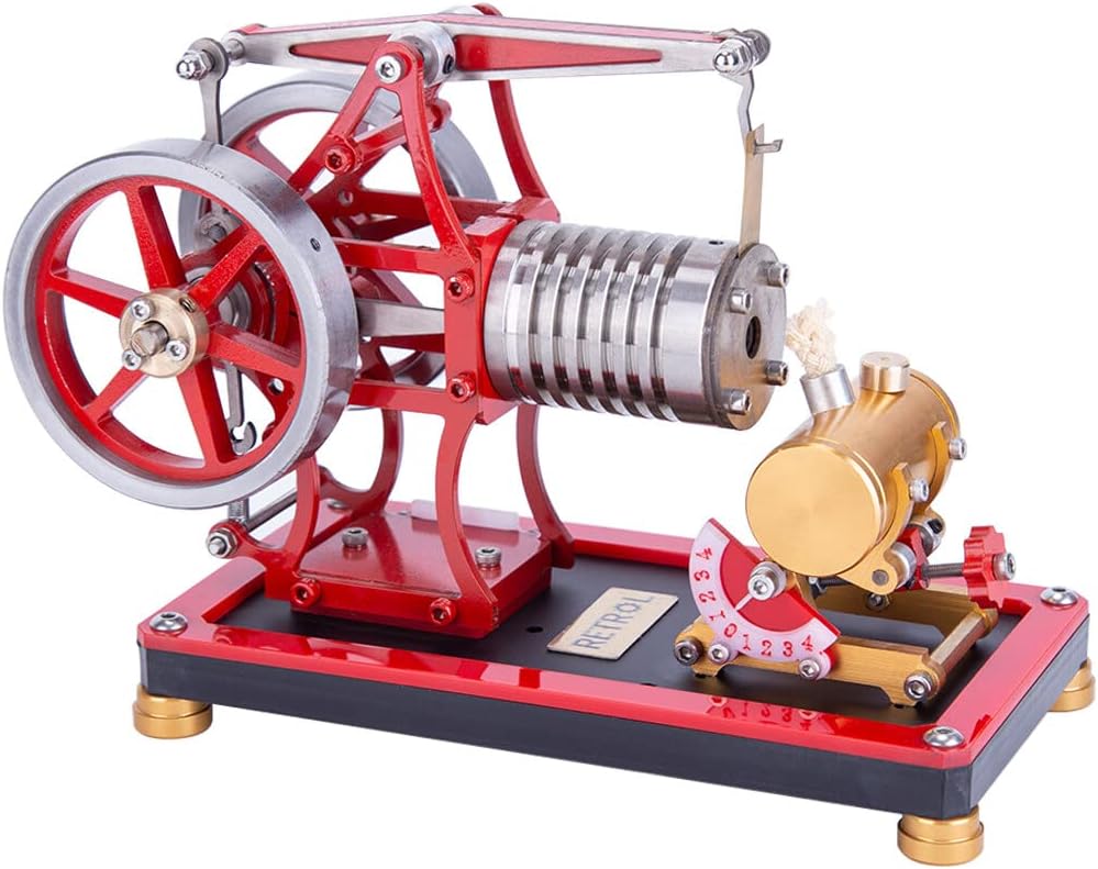 Flame Eater Engine, Retrol VE-01 Beam Vacuum Engine Model Flame Eater External Combustion Engine Educational Toys Gifts, Educational Physics Experiment Kit