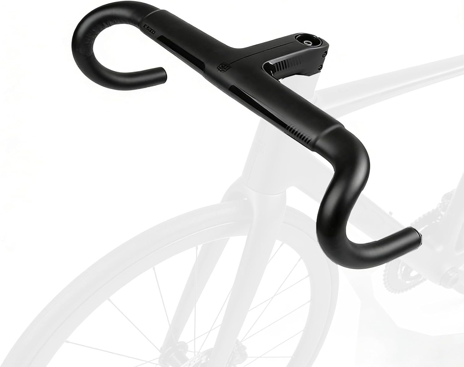 400/420/440mm Road Bikes Carbon Fiber Handlebars 28.6-31.8mm Drop Bars Stem Length 80/90/100/110/120mm Bent Handle Bar Reach 77MM Drop 127MM