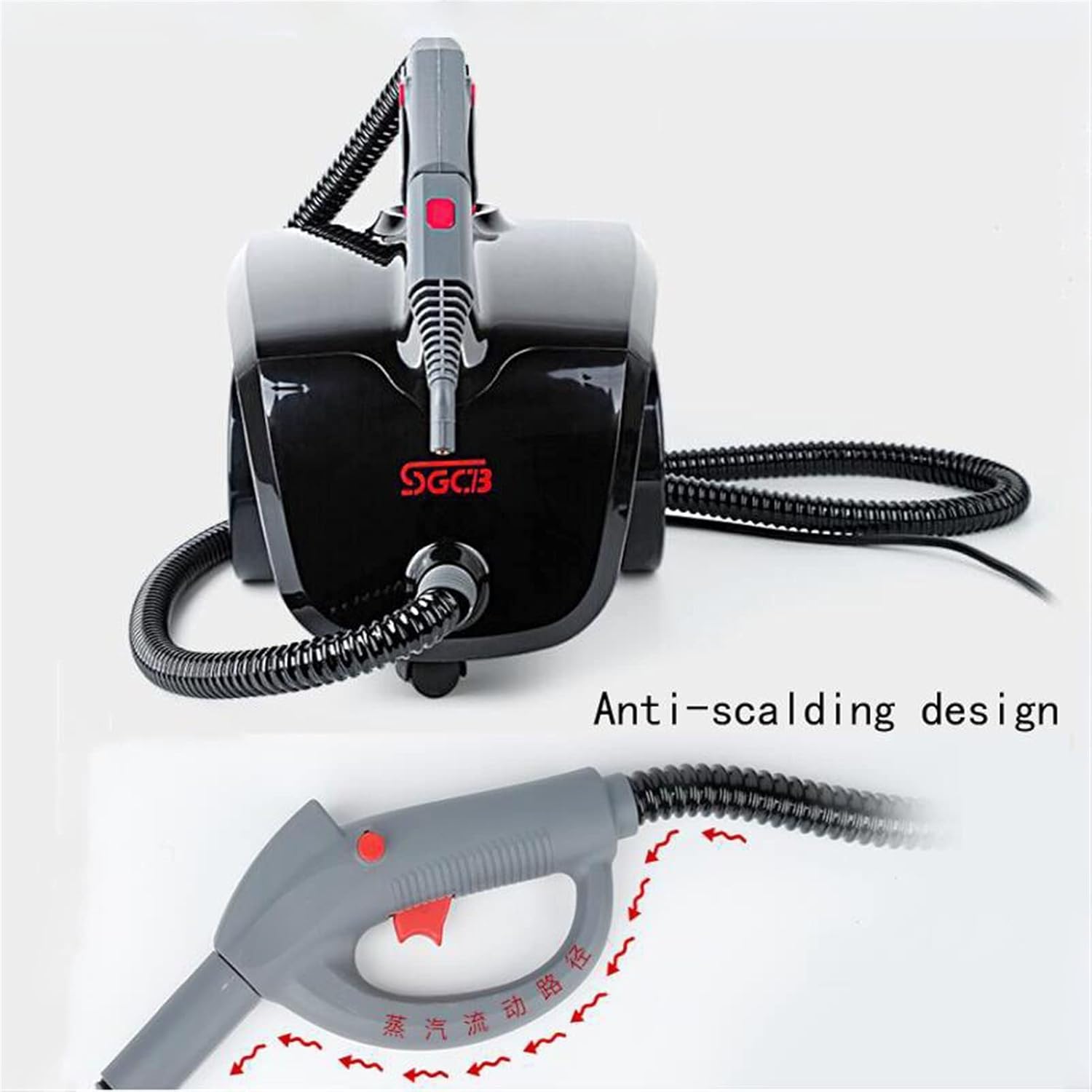 Lifyn2 Steam Cleaning Multifunctional Handheld Steam Cleaner High Temperature and High Pressure Air Conditioning Range Hood Car Cleaning Machine