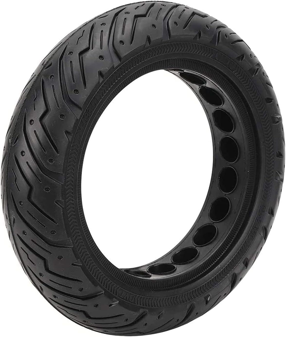 Premium Rubber Electric Scooter Solid Tires - Shock-Proof, Explosion Proof, Scooter Tyre, Solid Replacement Tyre for Scooter (Black)