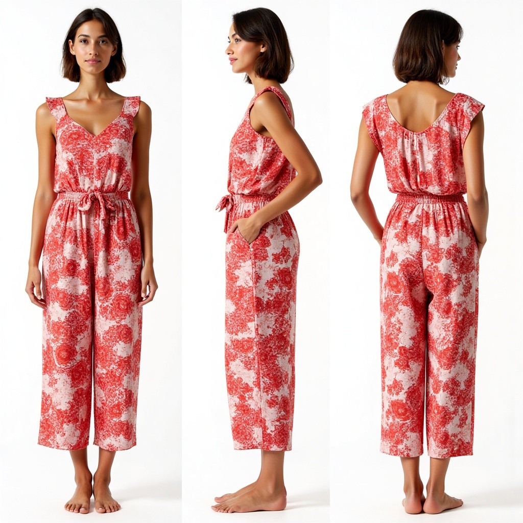 The Poppy Jumpsuit // Rose