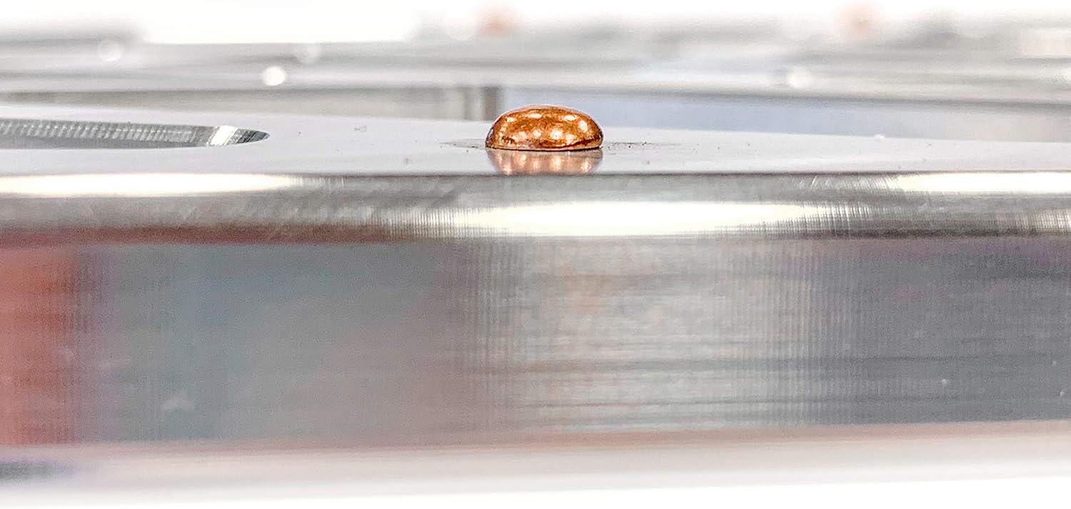 UTV INC 36 inches Flat Tail Billet Aluminum CNC Machined Longboard with Brass Rivets Skate Board Complete Steam Punk, Blue