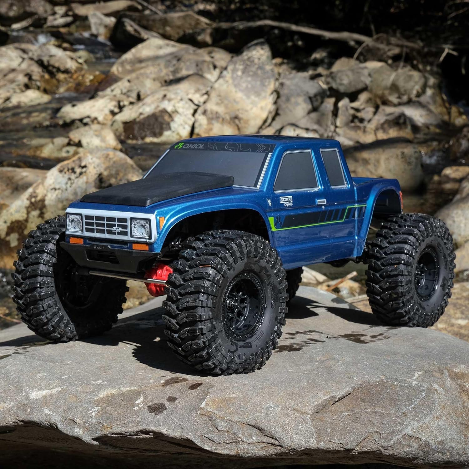 Axial RC Truck 1/10 SCX10 III Coyote 4X4 RTR (Battery and Charger Not Included) Brushed Rock Crawler, Blue, AXI-2036T2