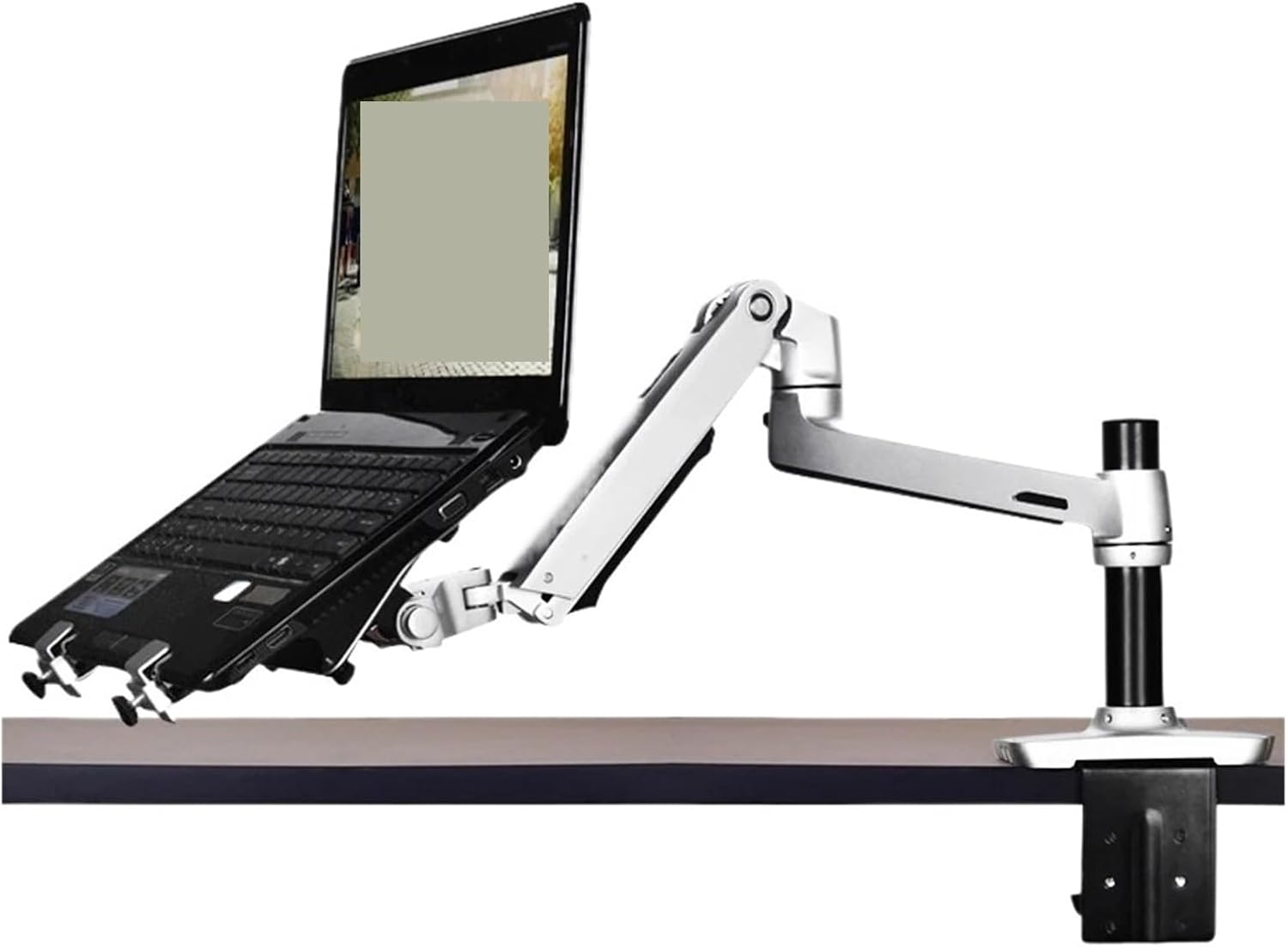 Aluminum Alloy Desktop Extra Long Arm Dual-purpose Laptop/Monitor Stand Full Motion Laptop Stand 8012-T
