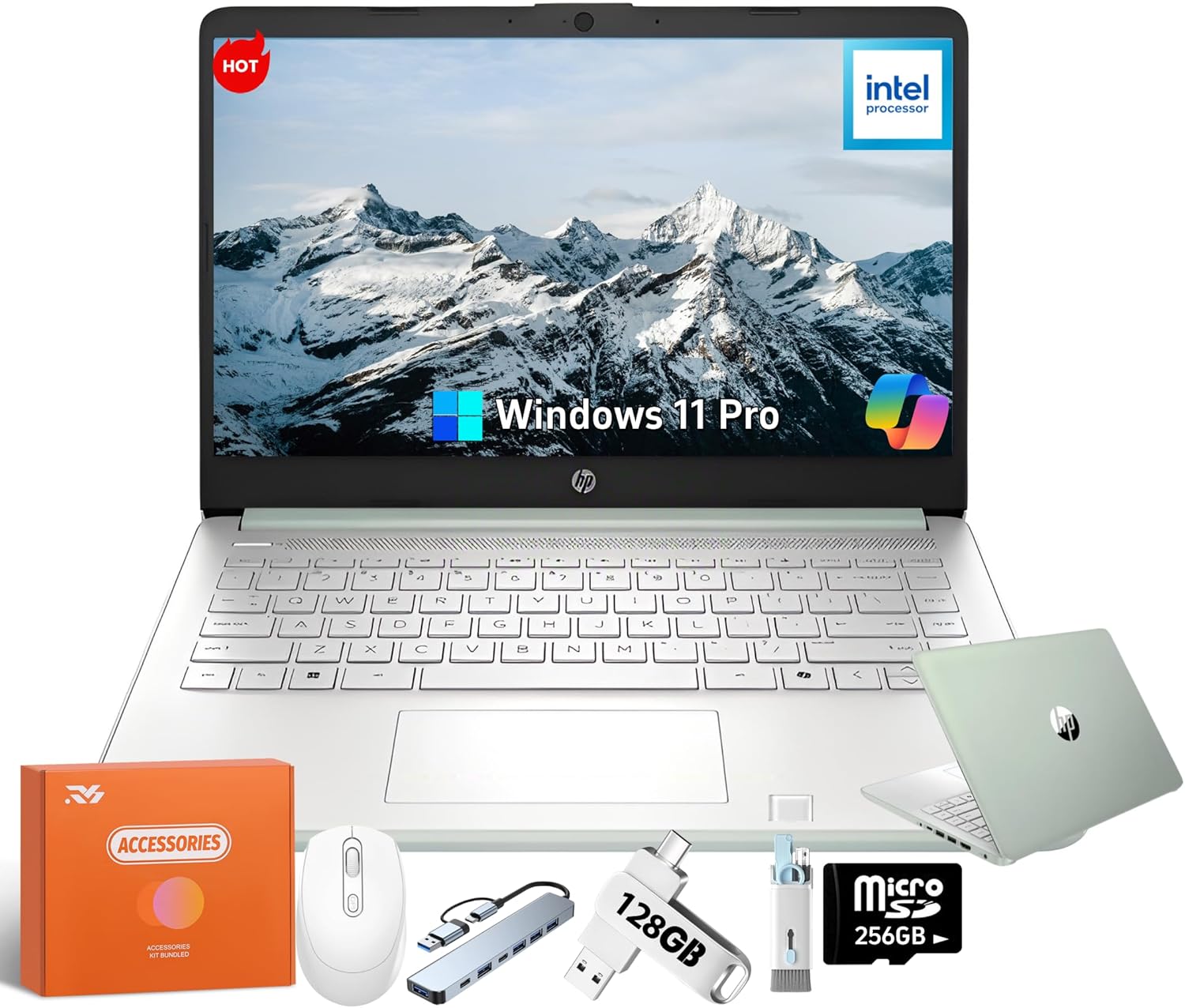 HP 2025 Laptop, Intel 4-Core N150(Beats N4120), 14