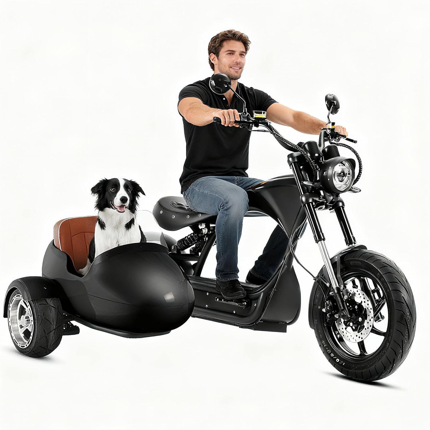 eAhora M1P Pro 4000W Electric Motorcycle for Adult 60V 42Ah Battery 55 Miles Long Range Electric Motorcycle Full Suspension Dual Hydraulic Brakes Electric Motorcycle